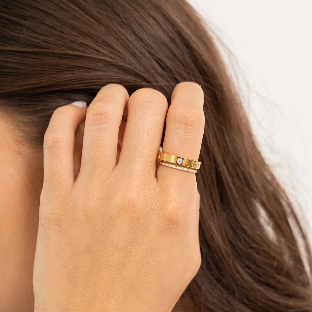 GOLD DIAMOND RING BAND