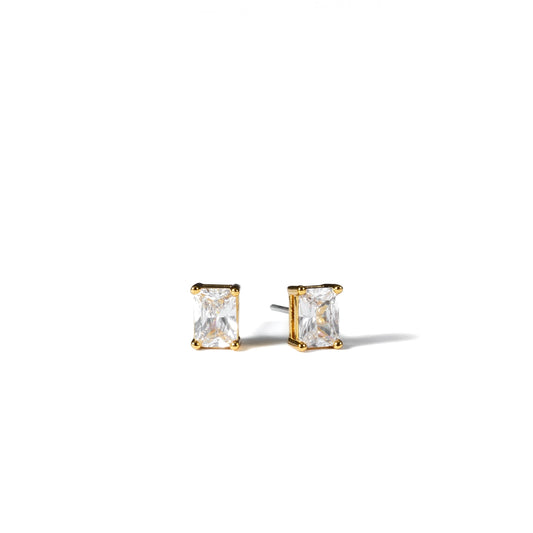BAGUETTE STUD EARRINGS