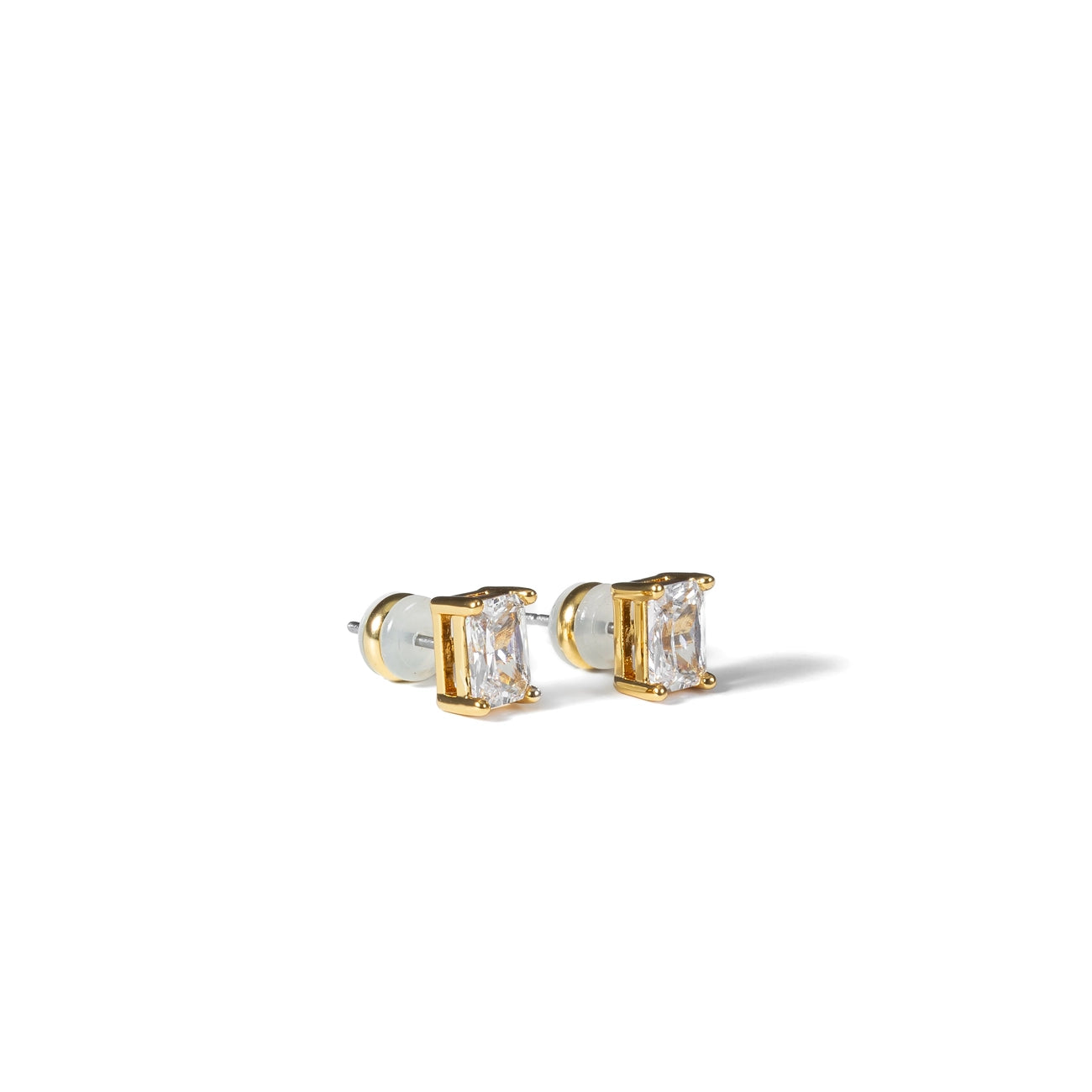BAGUETTE STUD EARRINGS