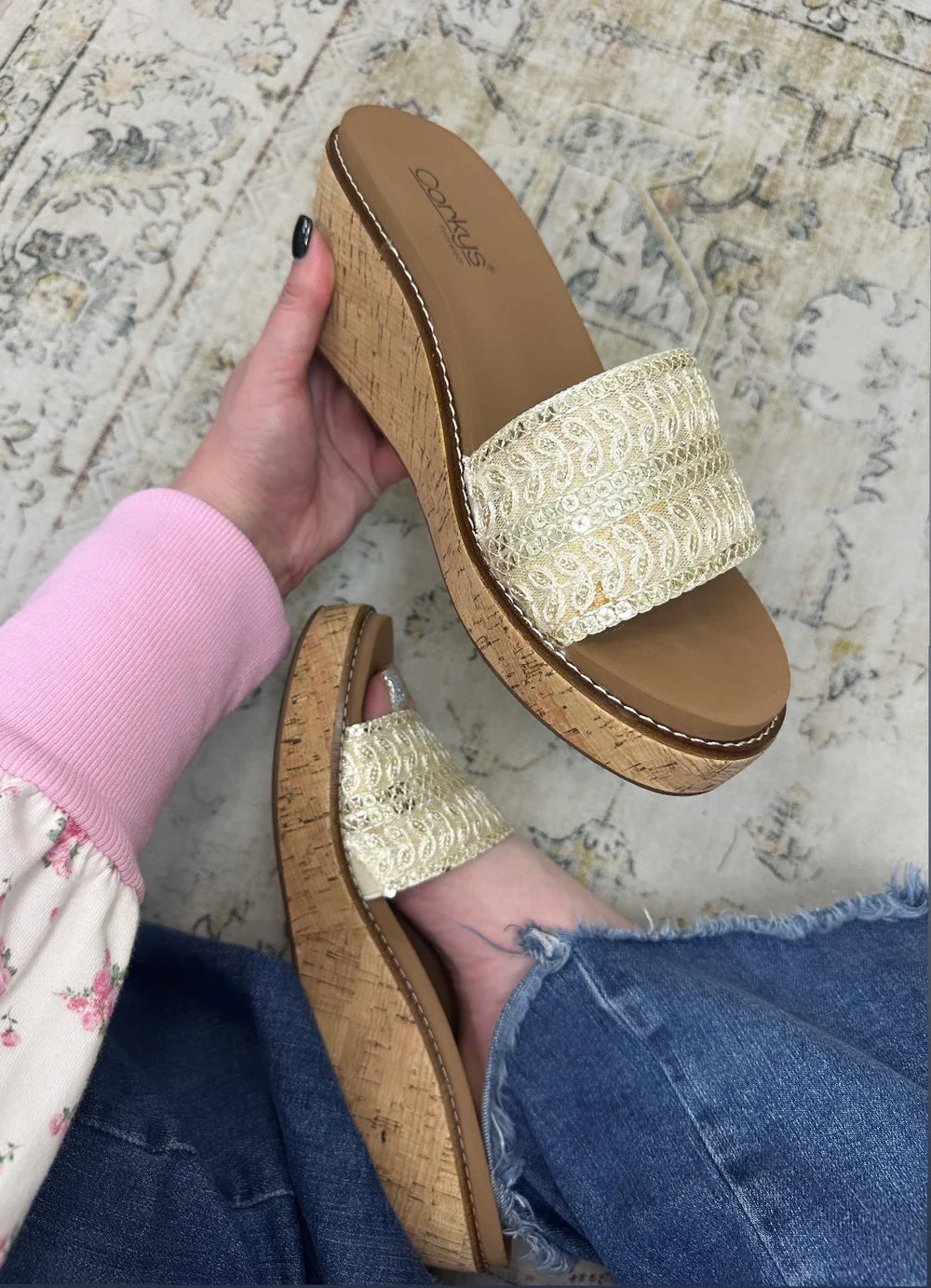 WANDERLUST IVORY WEDGE