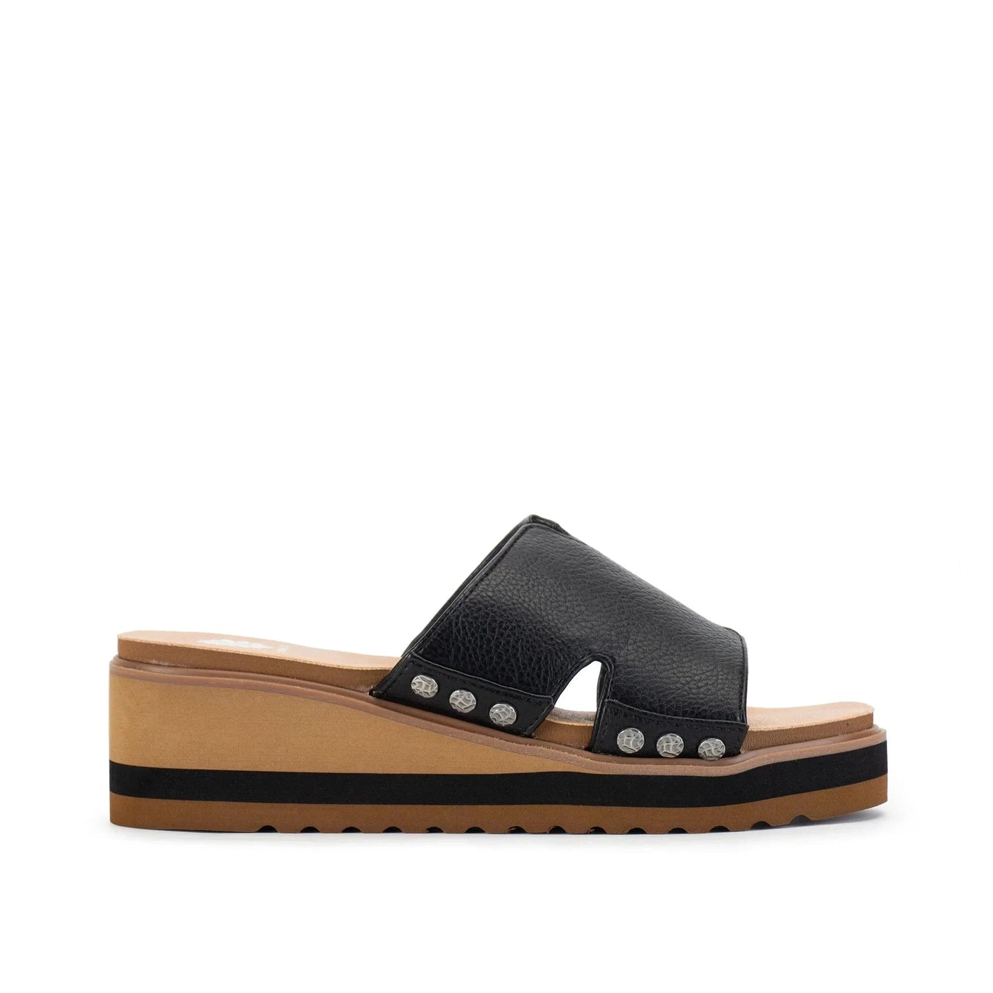 BLACK ALAMEDA WEDGE SANDAL
