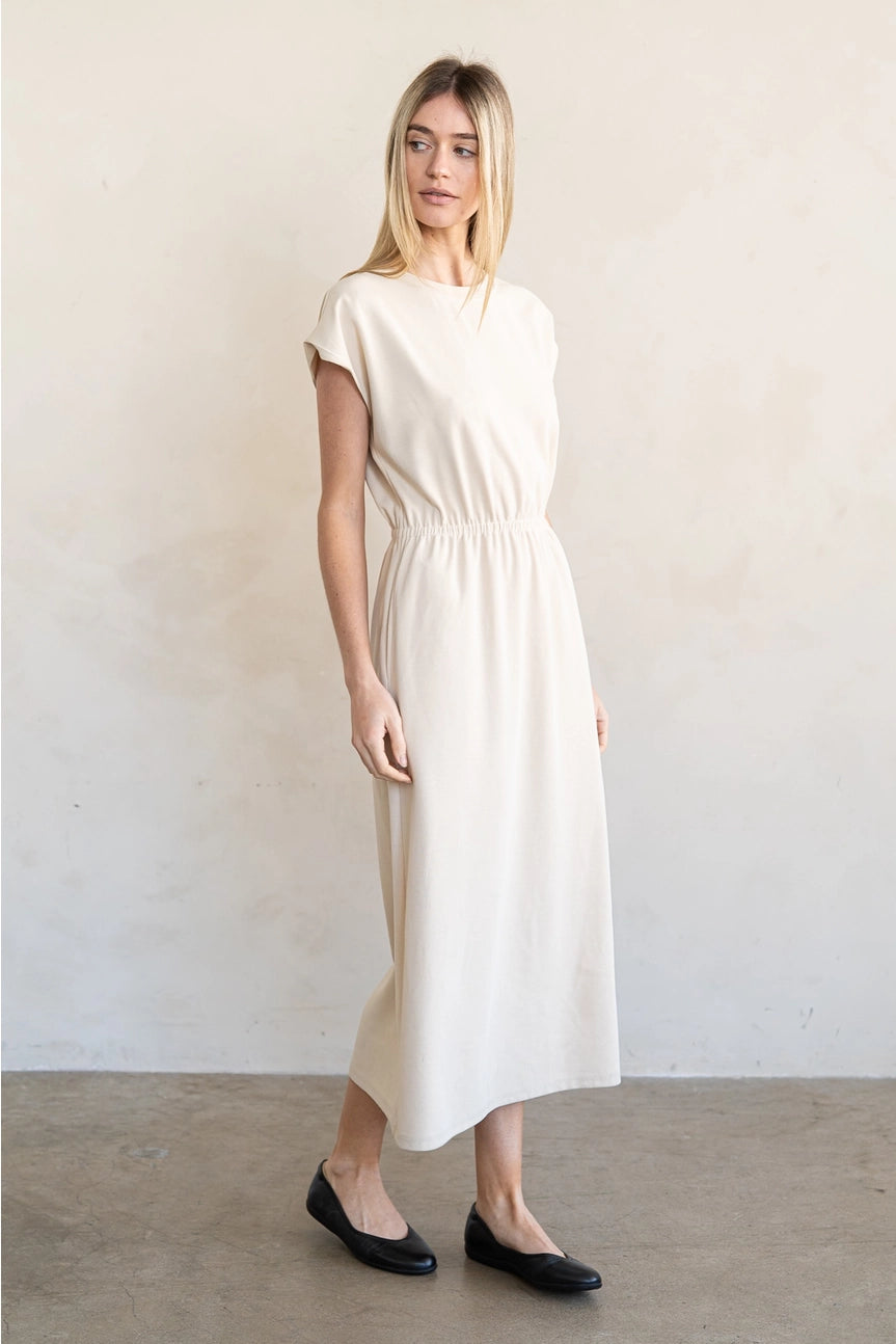 CASUAL MAXI SHEATH DRESS