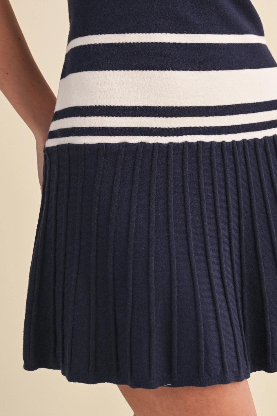 KNITTED FLARE DRESS