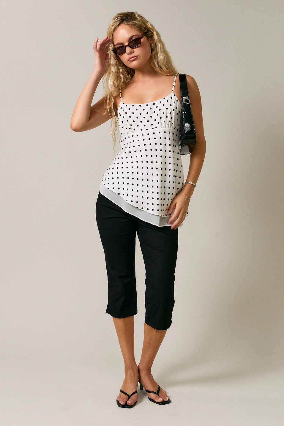 DOUBLE LAYERED ASYMMETRICAL TOP