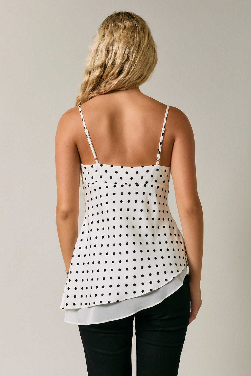 DOUBLE LAYERED ASYMMETRICAL TOP
