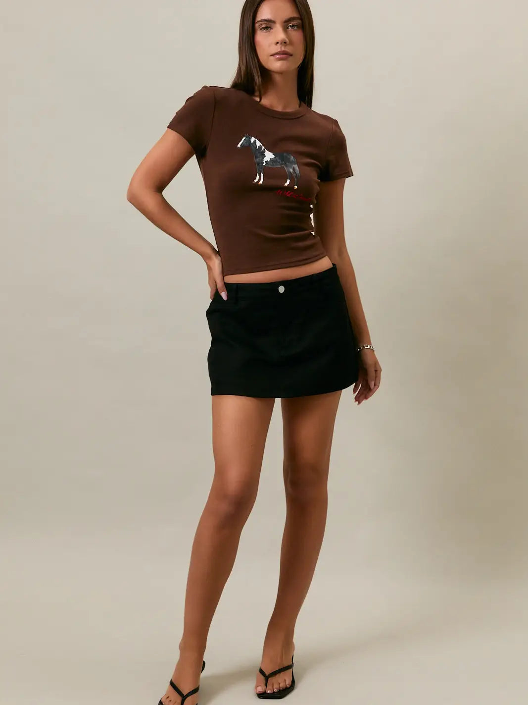 HORSE GRAPHIC BABY TEE