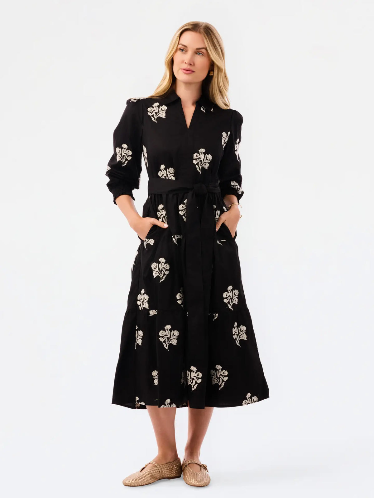 ELEANOR EMBROIDERED DRESS