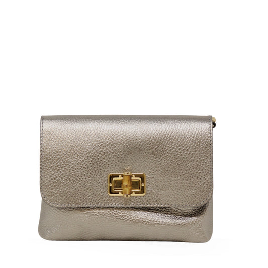LEATHER CLUTCH AND CROSSBODY BAG