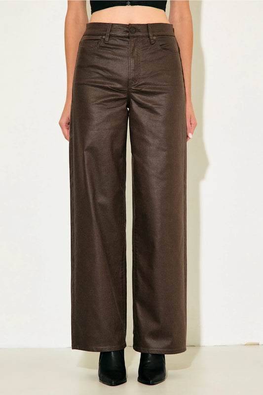 COATED LOGAN DAD JEANS
