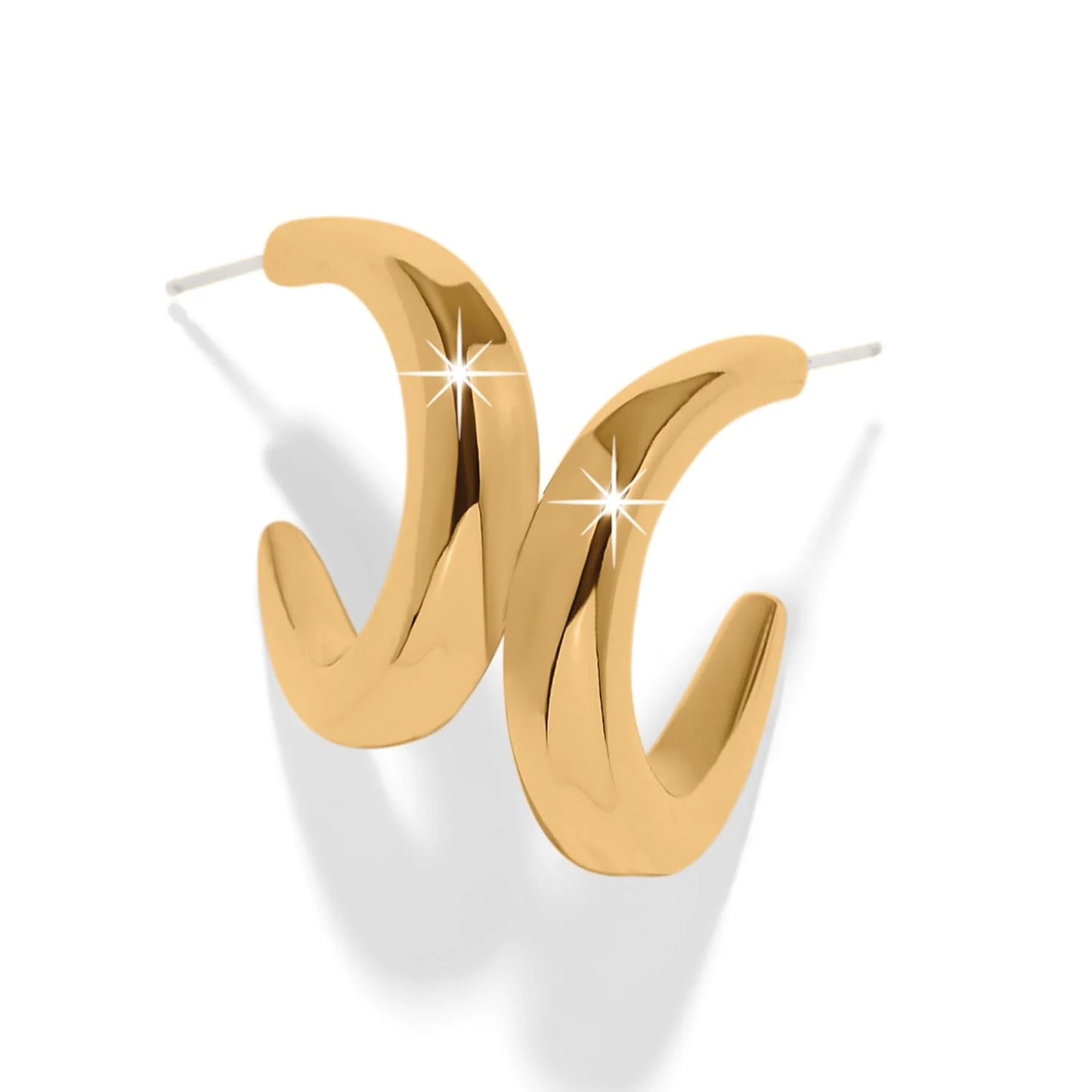 CASCADE RIO GOLD HOOP EARRINGS