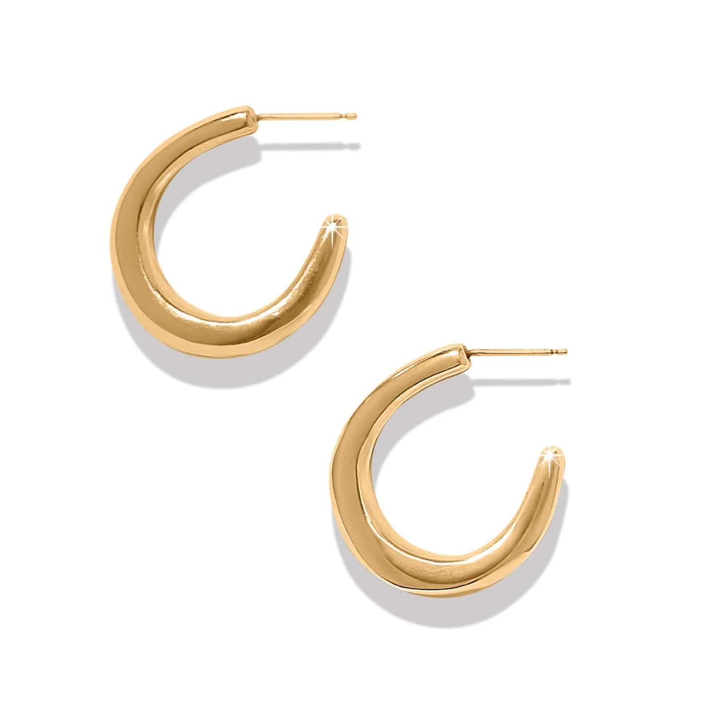 CASCADE RIO GOLD HOOP EARRINGS