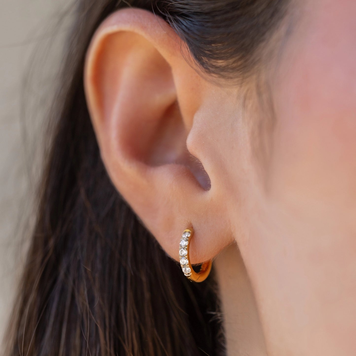 11MM HUGGIE HOOP EARRINGS