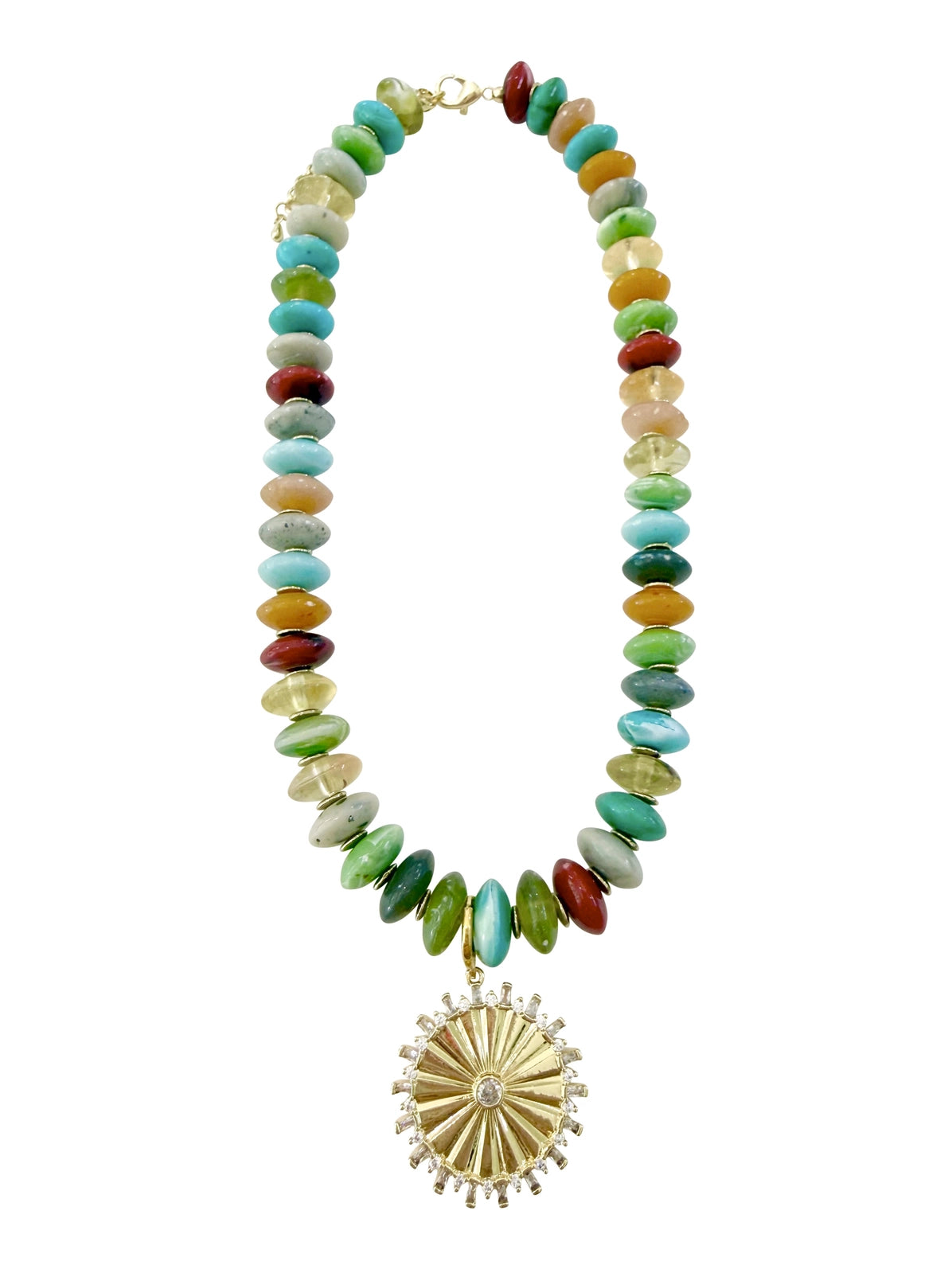 BODHI BEADED CHARM NECKLACE