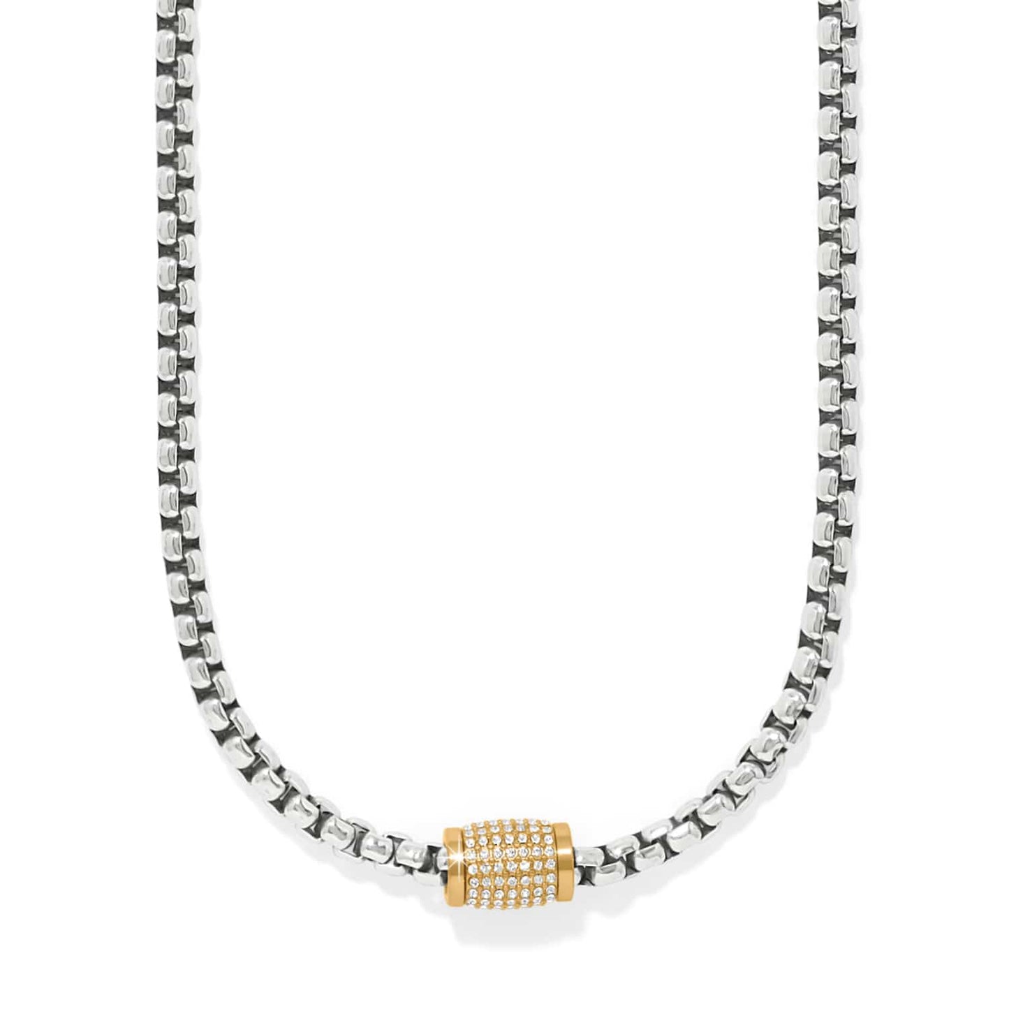 MERIDIAN SOLIS TWO TONE NECKLACE