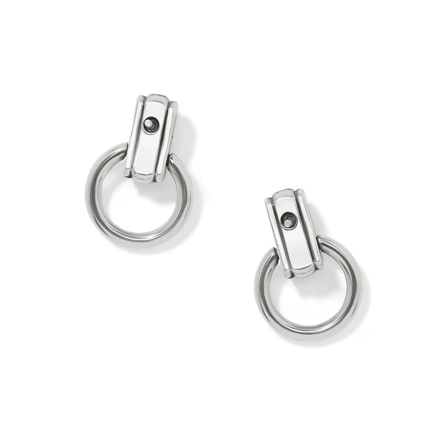 MOSAIC TWO TONE MINI POST EARRINGS