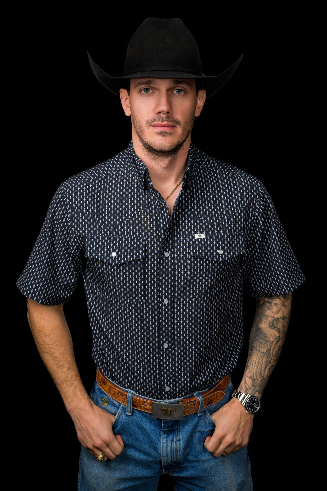 THE CASH PEARL SNAP SHIRT