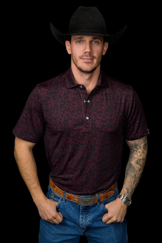 THE GRANT POLO IN MAROON