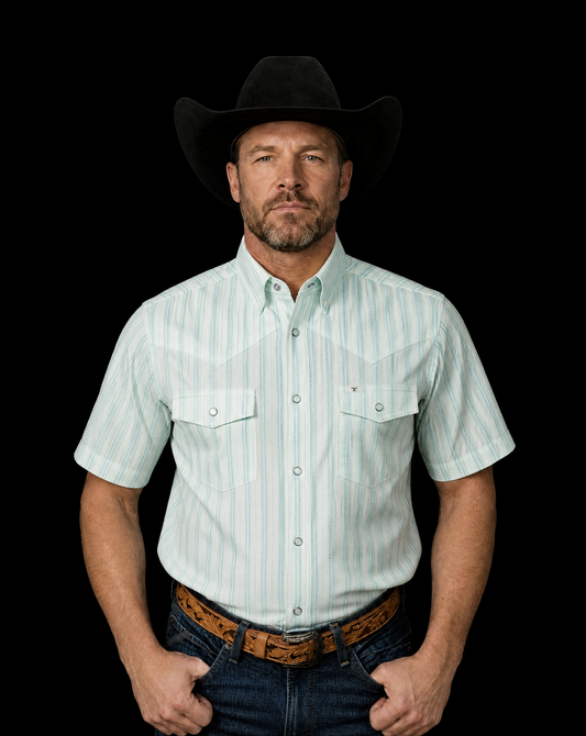 THE JACK SHORT SLEEVE PEARL SNAP SHIRT