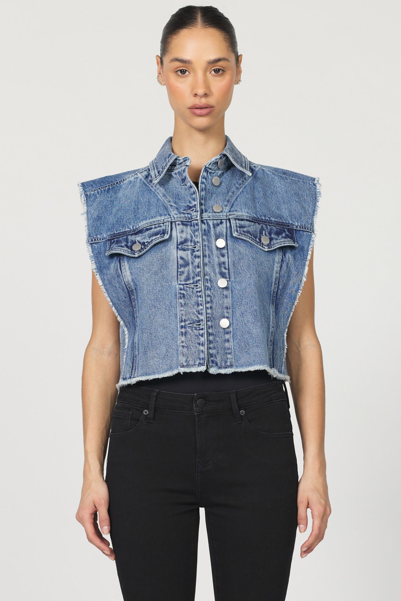 MELODY SNOW BLUE TOP