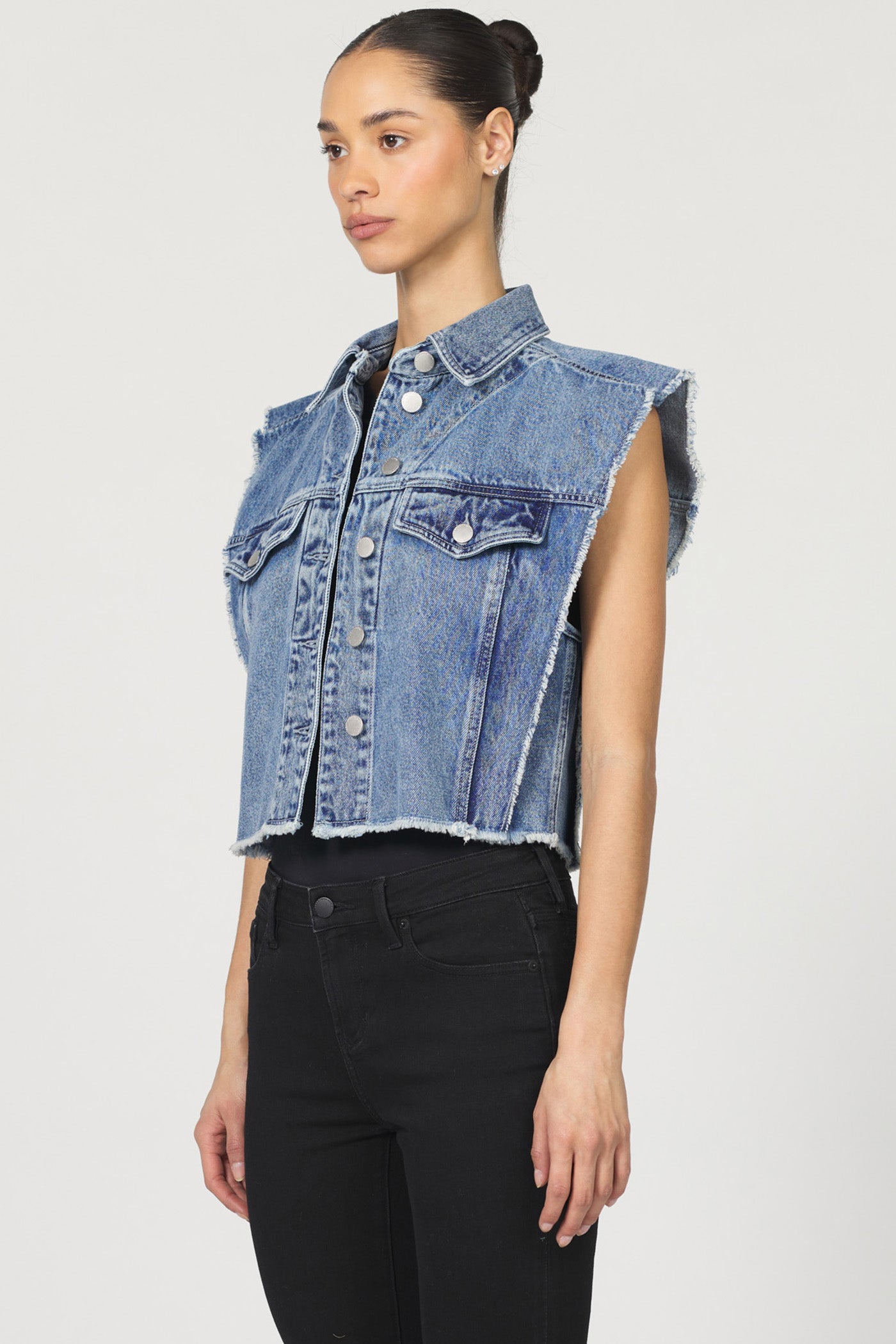 MELODY SNOW BLUE TOP