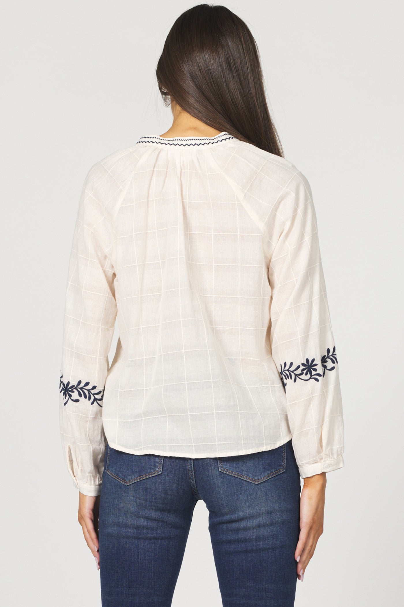 ELLA EMBROIDERED BLOUSE