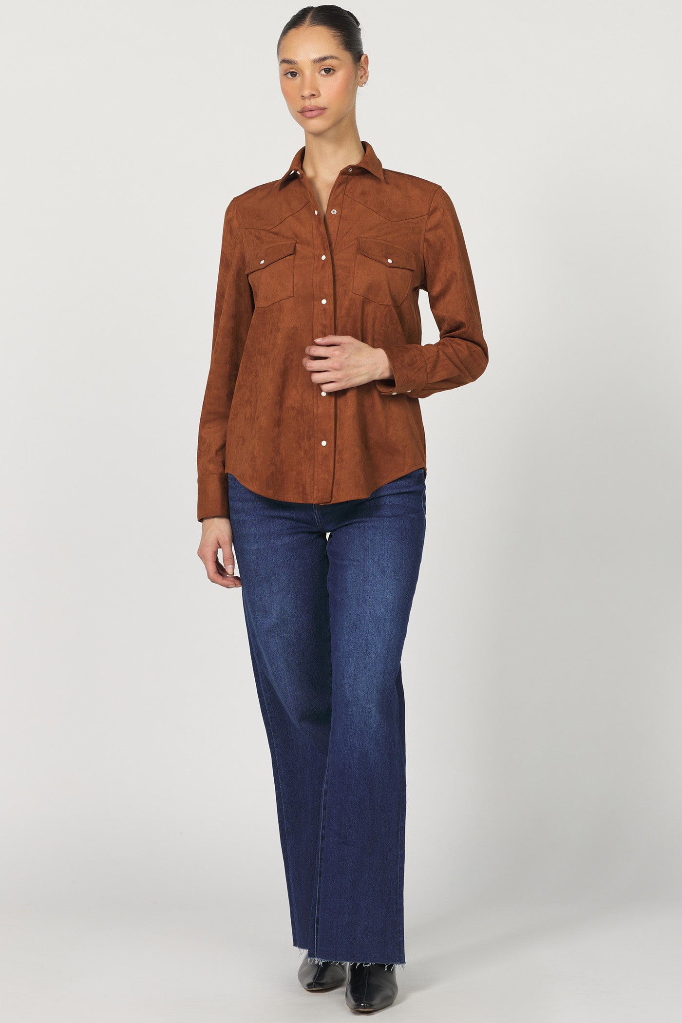 STAR SUEDE SHIRT