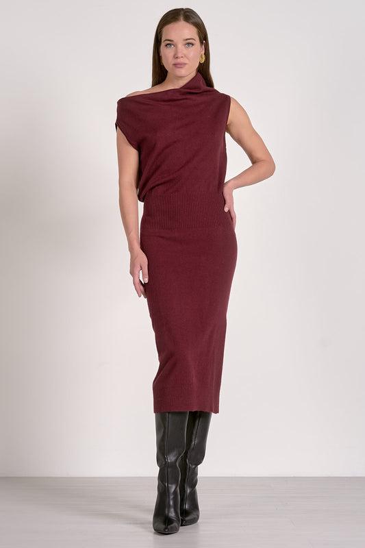 MIDI SWEATER DRESS