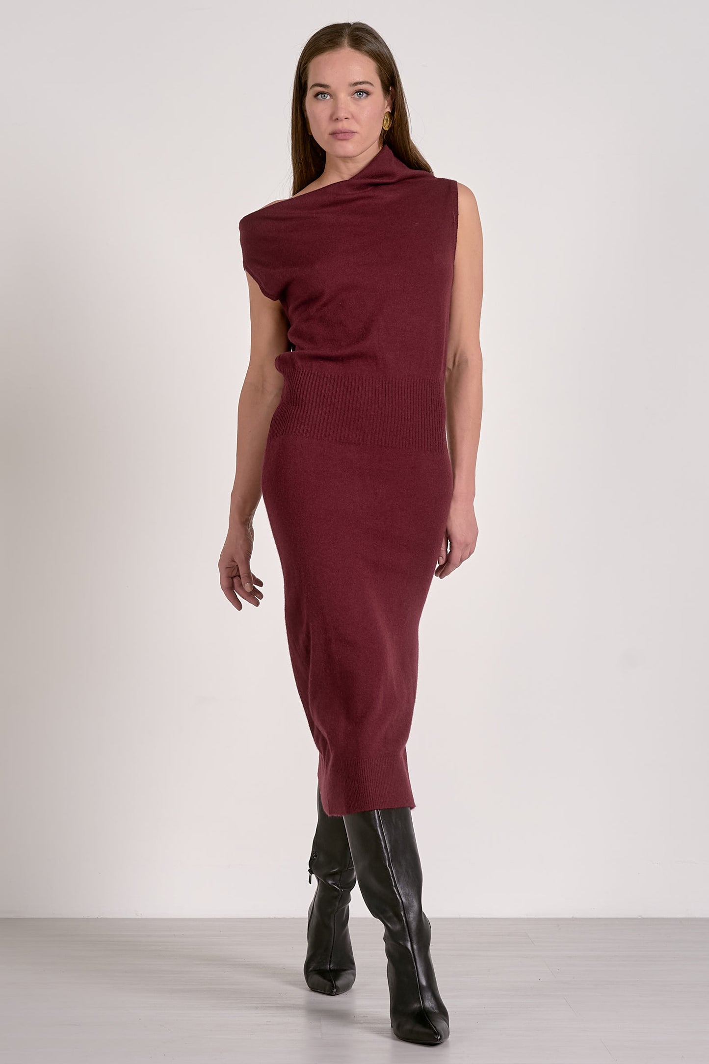 MIDI SWEATER DRESS