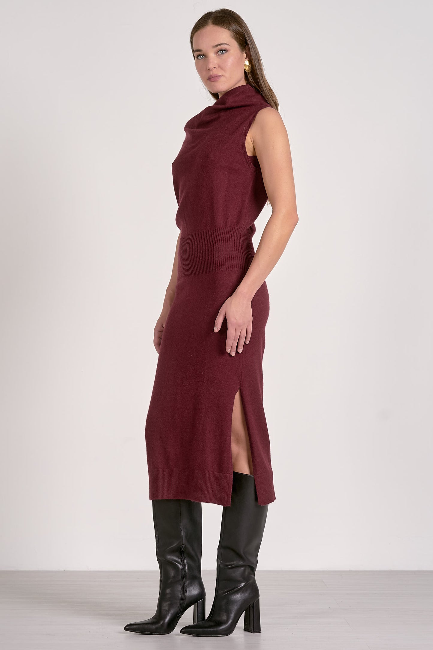 MIDI SWEATER DRESS