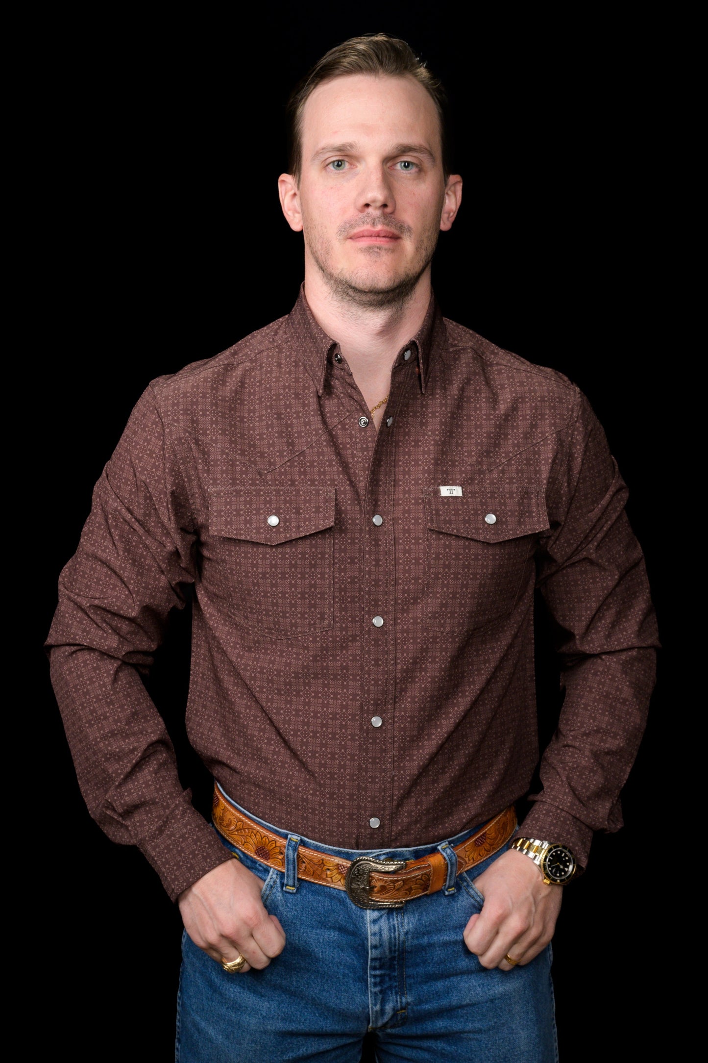 THE BROWN COLLIN LONG SLEEVE SHIRT