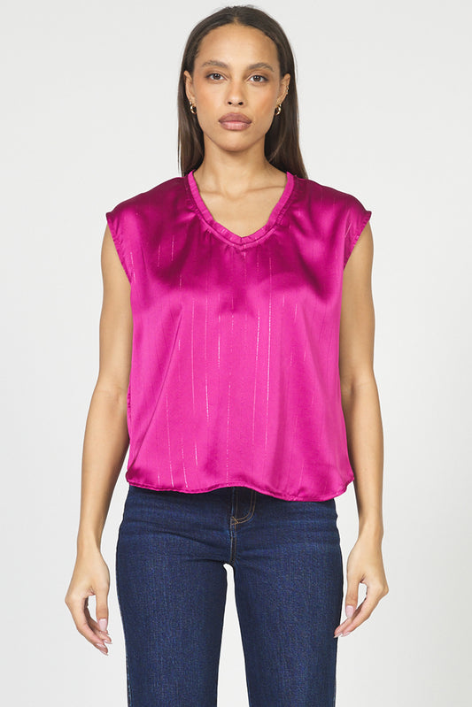HOT PINK YANIS TOP