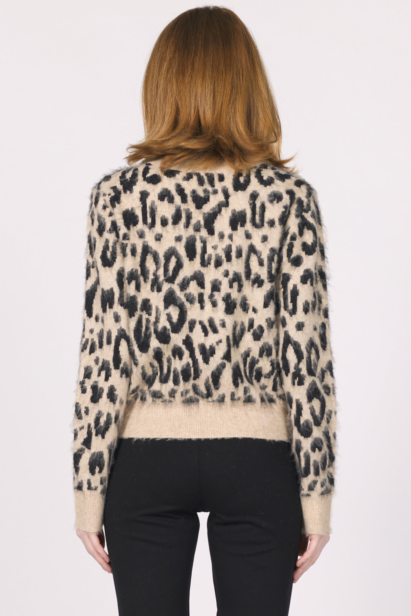 MINA SNOW LEOPARD TOP