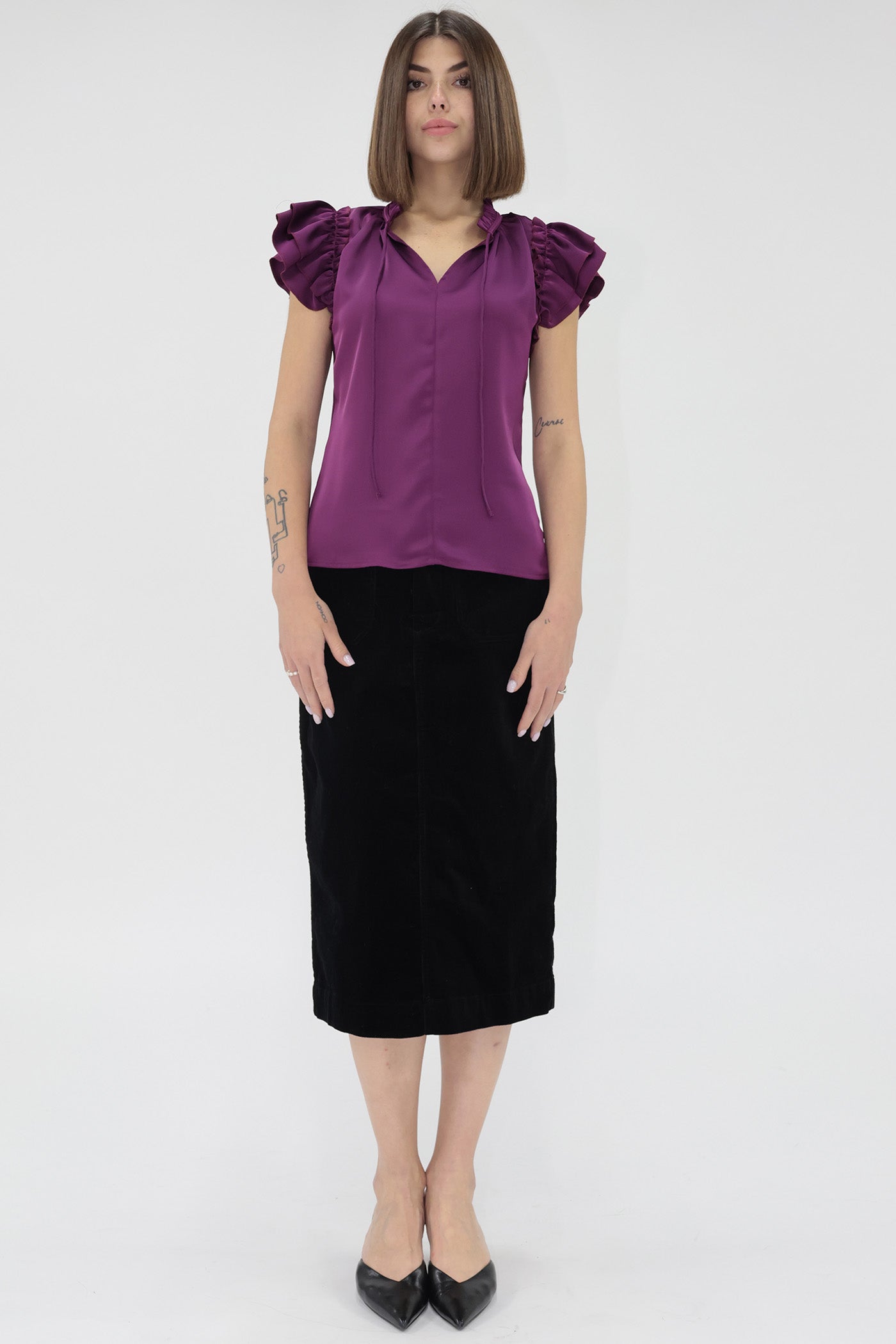 NURA SATIN BLOUSE