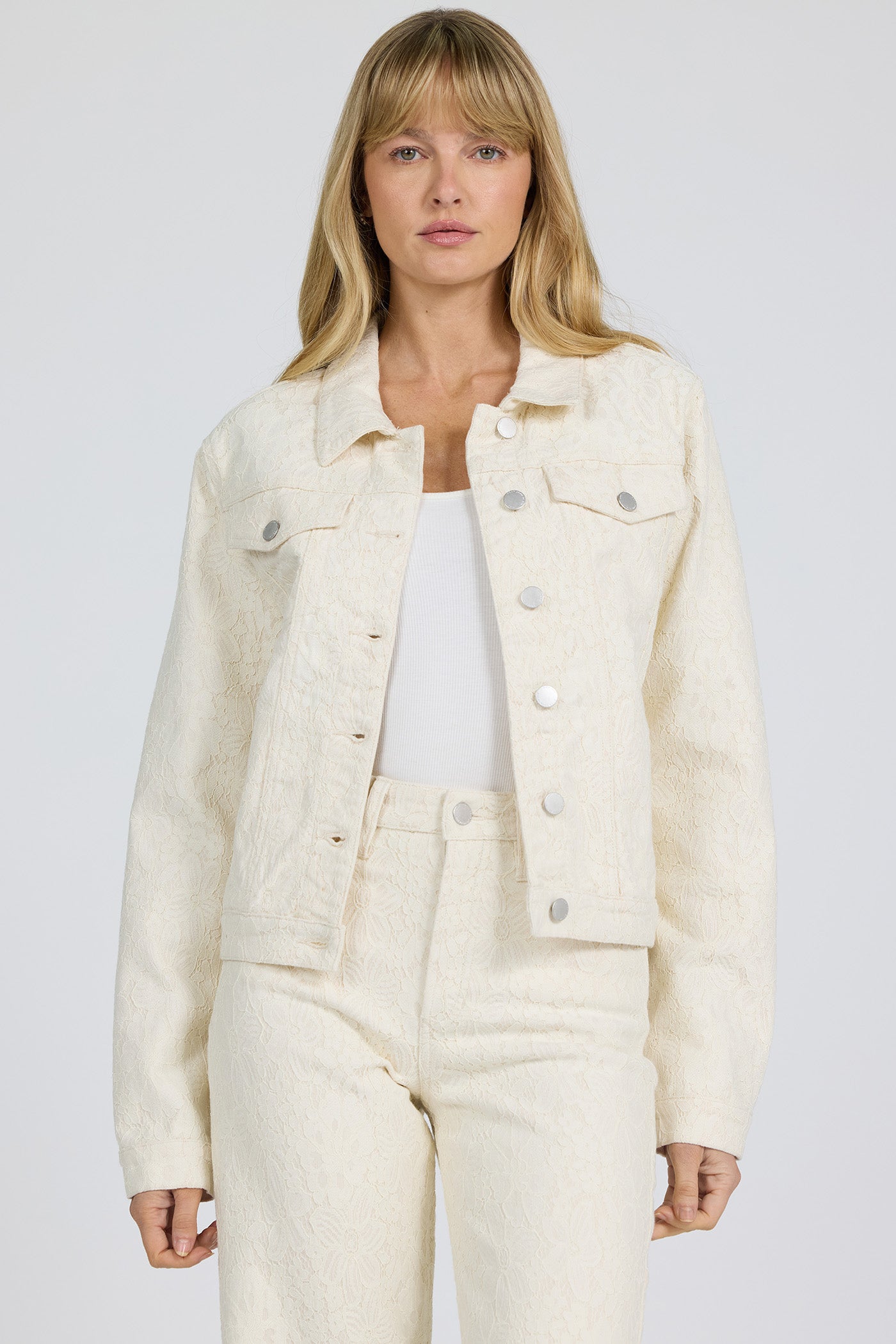 AINSLEY WHEAT LACE JACKET