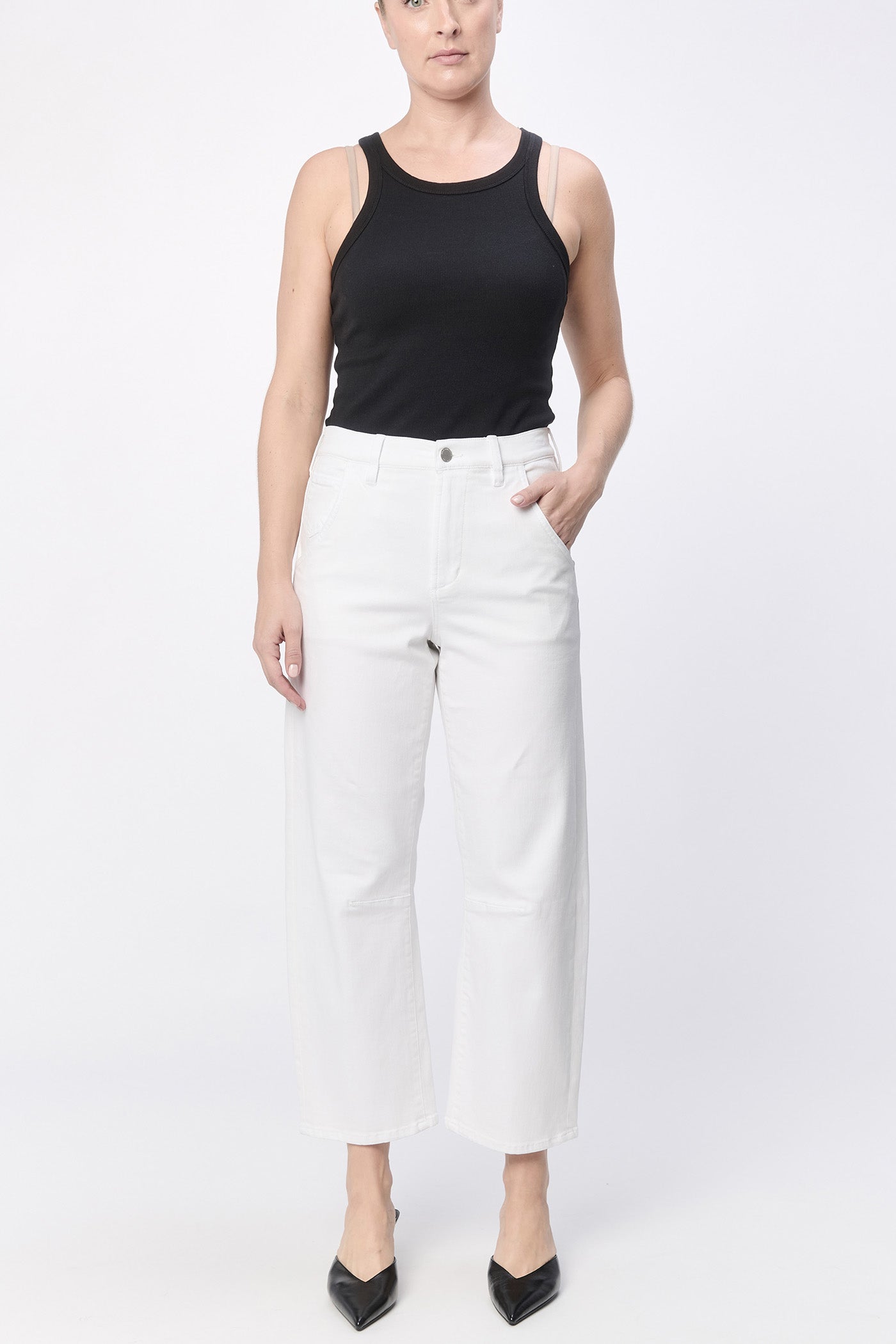 LASSO SUMMER WHITE JEANS