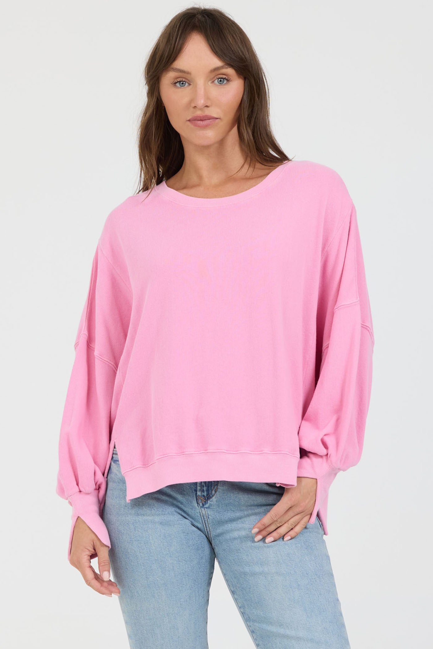 TRENTON CASHMERE ROSE TOP