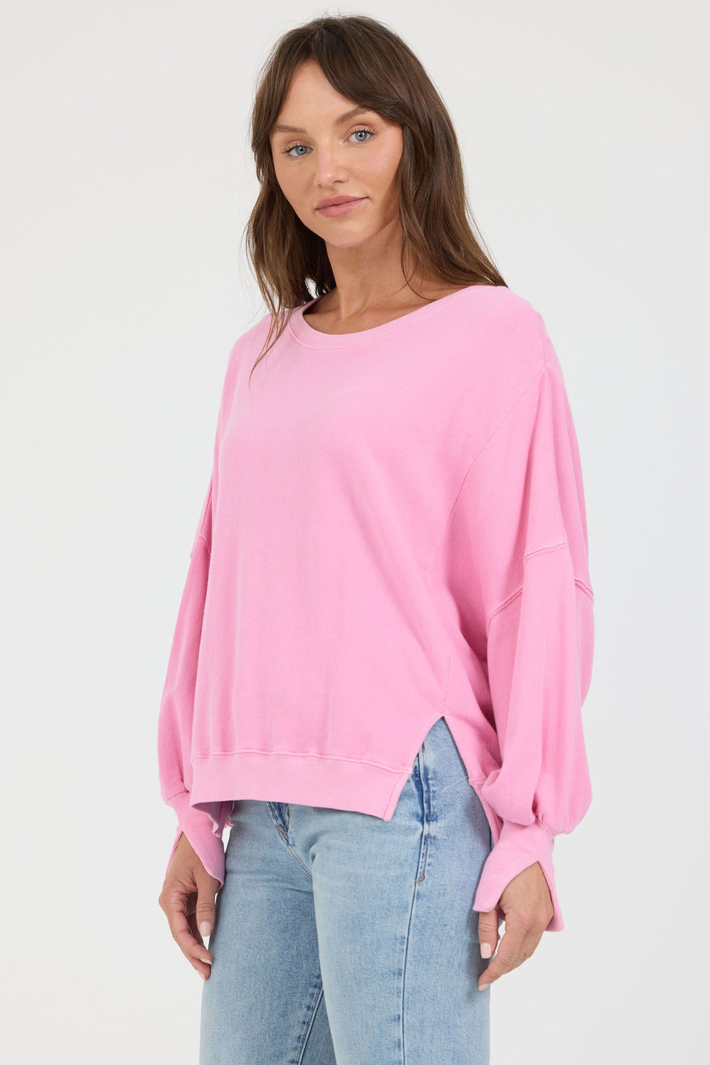 TRENTON CASHMERE ROSE TOP