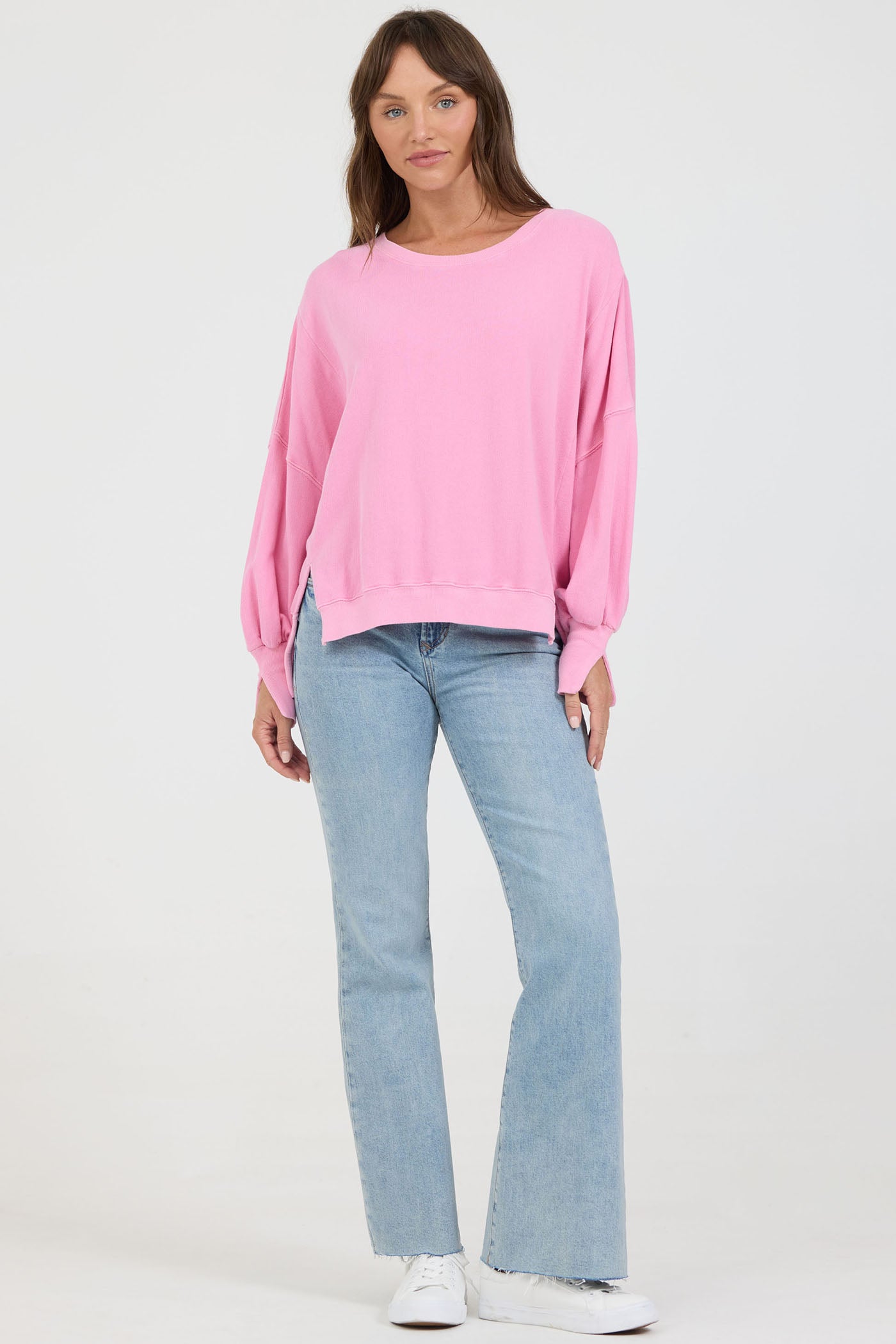 TRENTON CASHMERE ROSE TOP