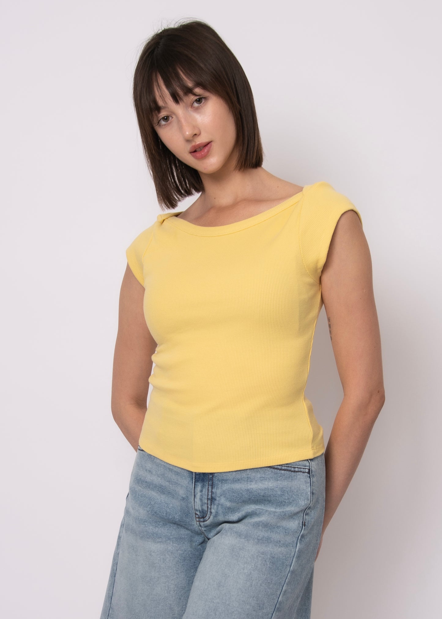 KELLY CAP SLEEVE TOP
