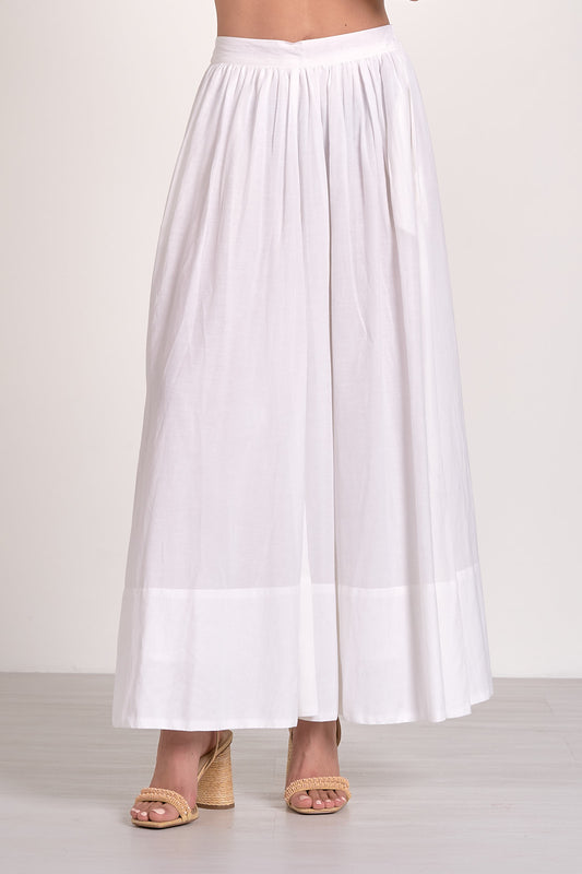 MIDI A-LINE SKIRT