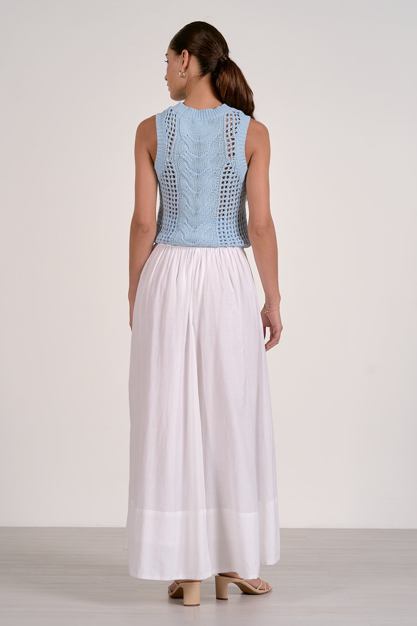 MIDI A-LINE SKIRT