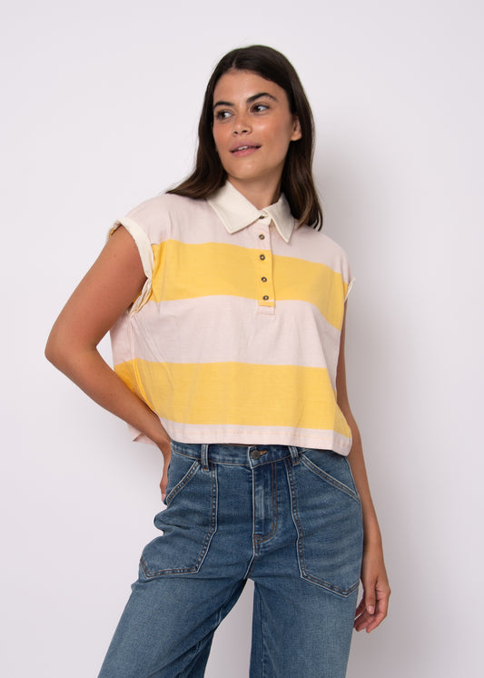 HARPER ROLLED SLEEVE SHIRT