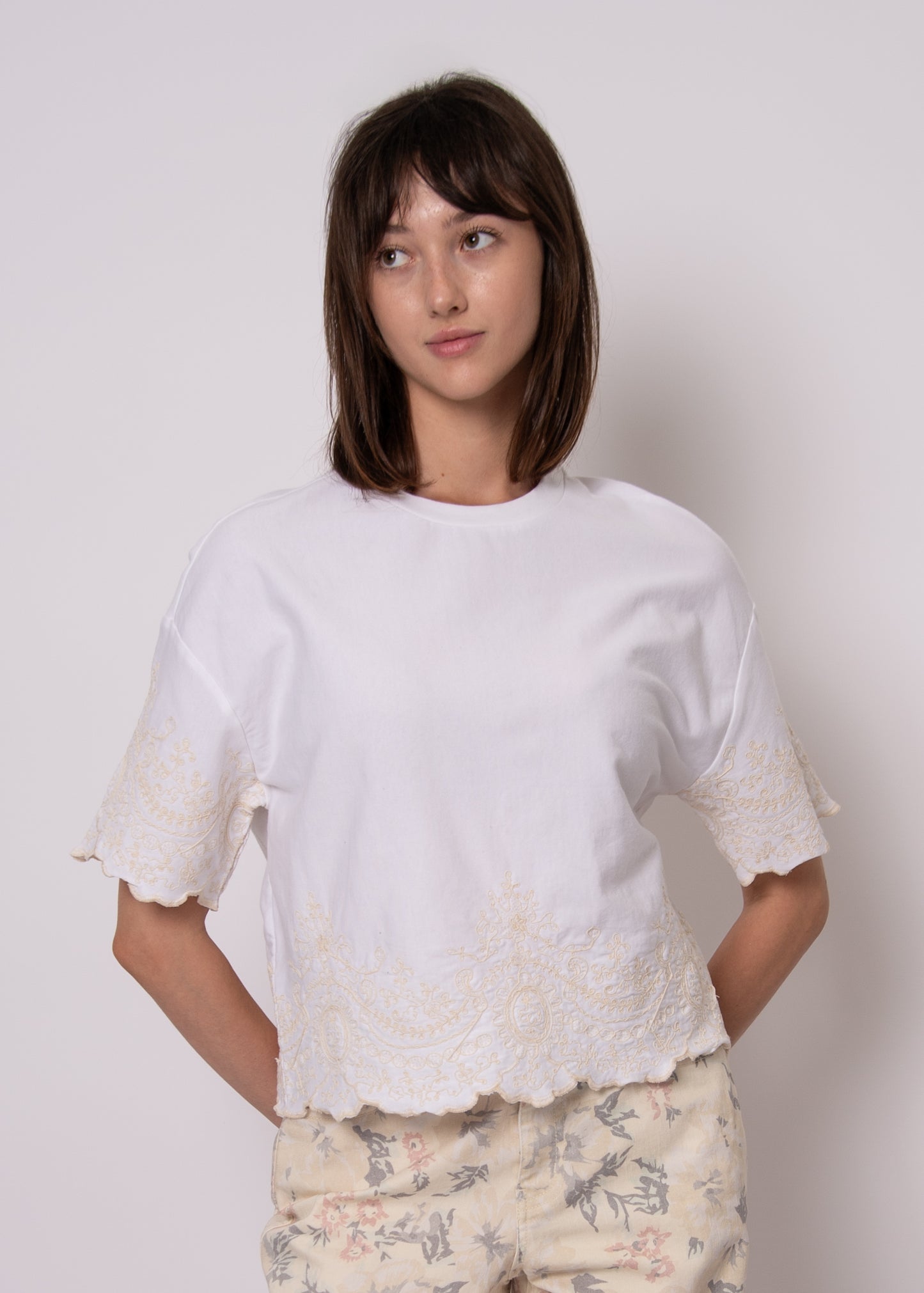 MARIA CREW NECK TOP
