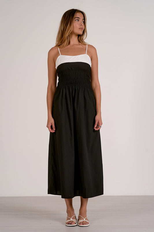 SPAGHETTI STRAP MAXI DRESS