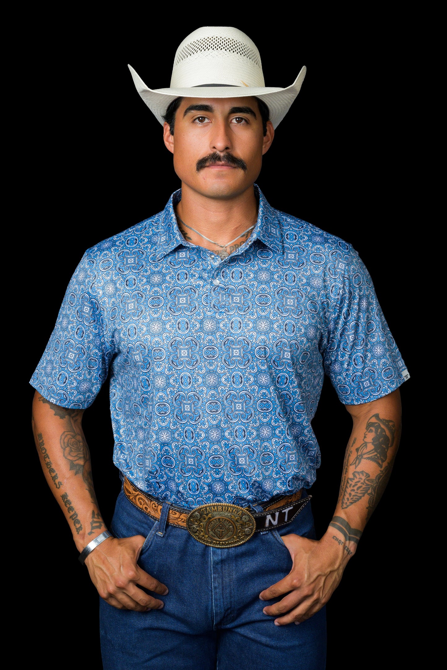 THE BENNETT IN LIGHT BLUE POLO