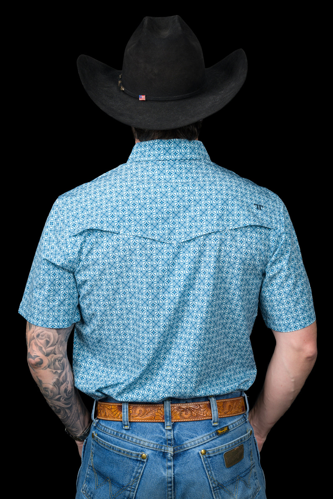 THE CLINT SHORT SLEEVE PEARL SNAP