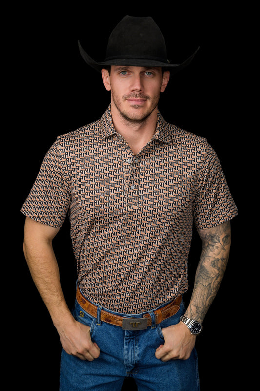 THE CLARK PEARL SNAP POLO