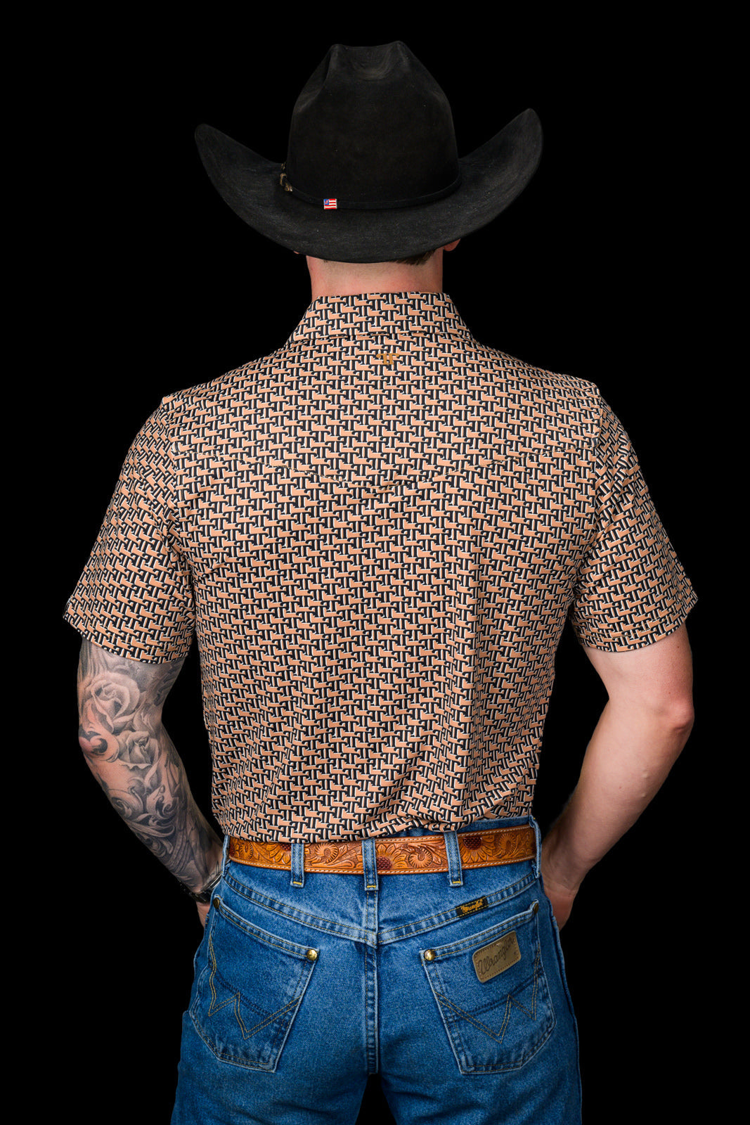THE CLARK PEARL SNAP POLO