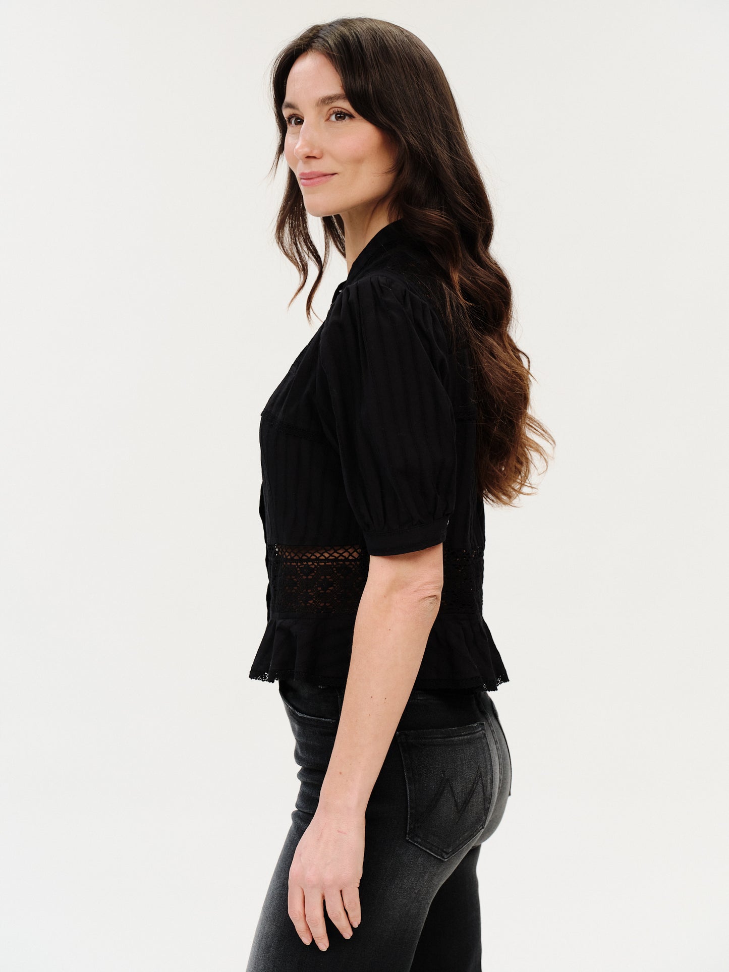 PAOLA EYELET BLOUSE