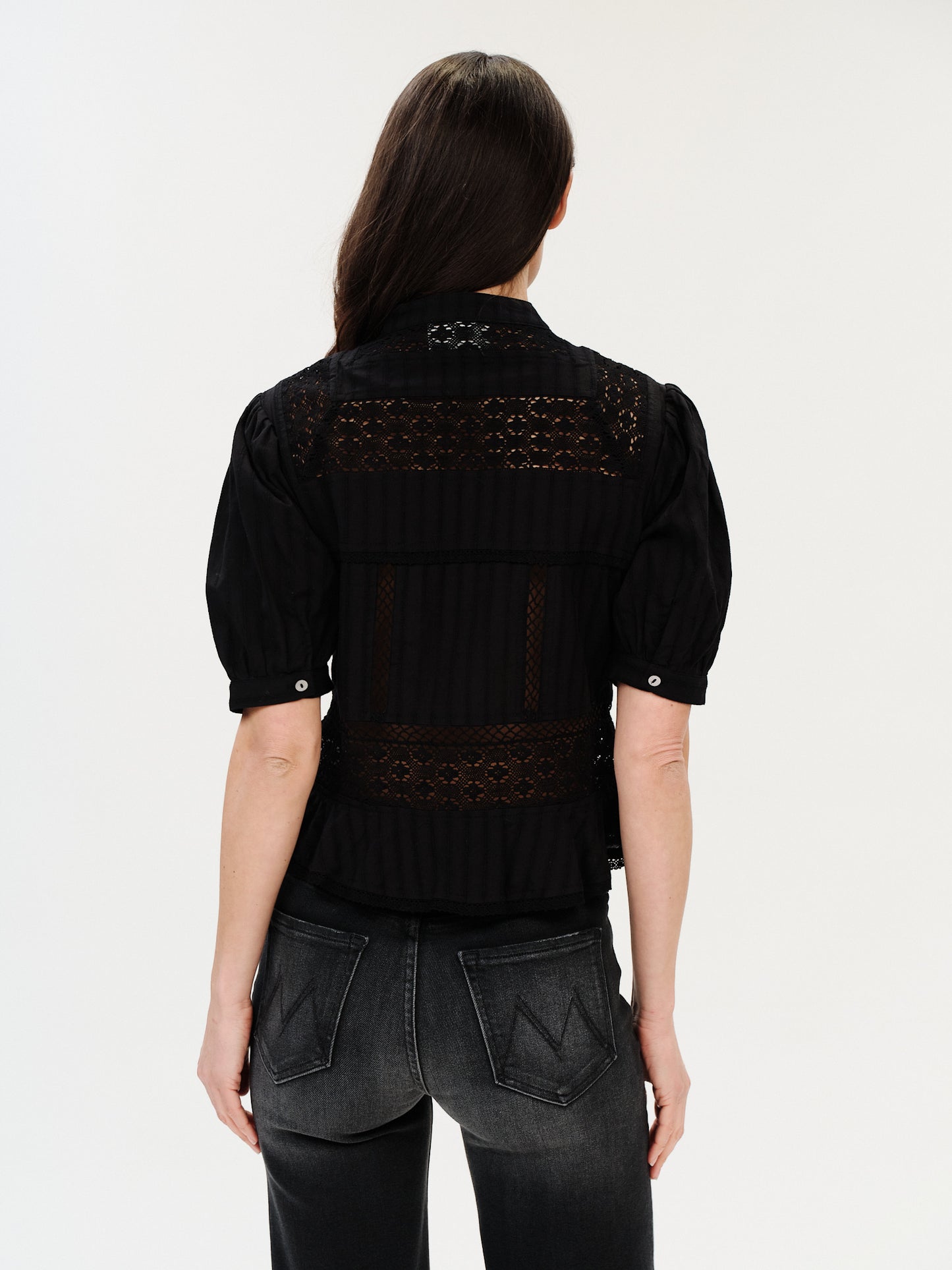 PAOLA EYELET BLOUSE
